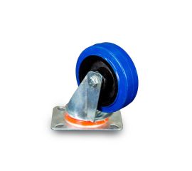 Колеса поворотные (эластичная резина)