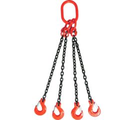 Стропы цепные четырехветвевые с самозакрывающимися крюками