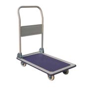 Тележка платформенная пластиковая 200 кг TOR PH200P (480x740) со складной ручкой (пластик, 10