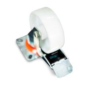 Колесо поворотное полипропилен SRCnb 42 100 мм с тормозом (N)