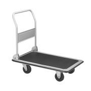 Тележка платформенная 950 кг TOR PH950 (1100х650) со складной ручкой (пластиковые колеса 150 мм)