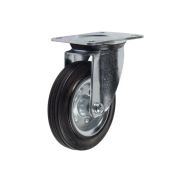 Колесо поворотное усиленное резина SRC 42 100 мм