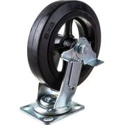 Колесо большегрузное поворотное SCdb 80 200 мм обрезиненное с тормозом РФ