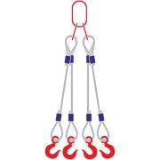 Строп канатный 4СК, с 4 крюками 32Т x 3М