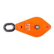 Блок монтажный однорольный с  ушком TOR 3,2 т с откидной щекой