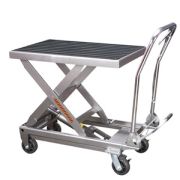 Стол подъемный передвижной 300 кг 330-910 мм (830x500 мм) TOR BS30S (нержавеющая сталь)