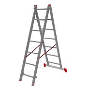 Лестница 2-х секционная алюминиевая 2*7